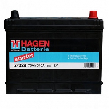 Аккумулятор Hagen 57016 (70 Ah)